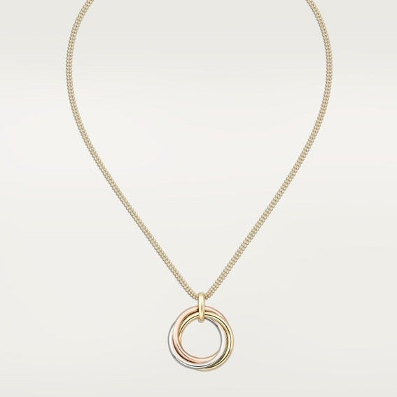 CARTIER TRINITY PENDANT NECKLACE LARGE MODEL