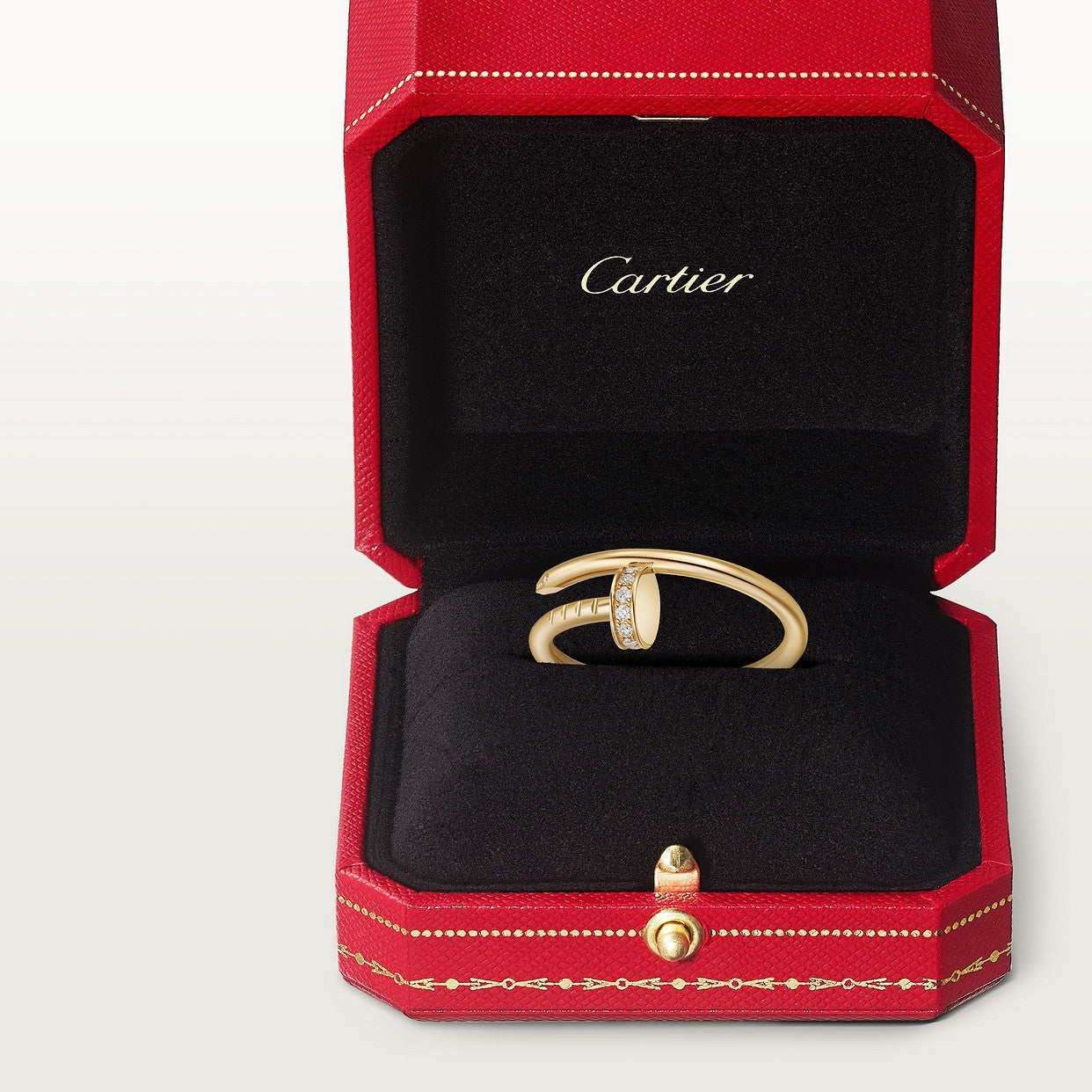 CARTIER JUSTE UN CLOU CLASSIC DIAMOND GOLD RING