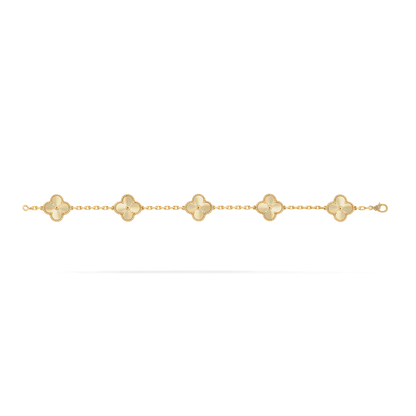 CURB CHAIN VAN CLEEF ALHAMBRA YELLOW GOLD