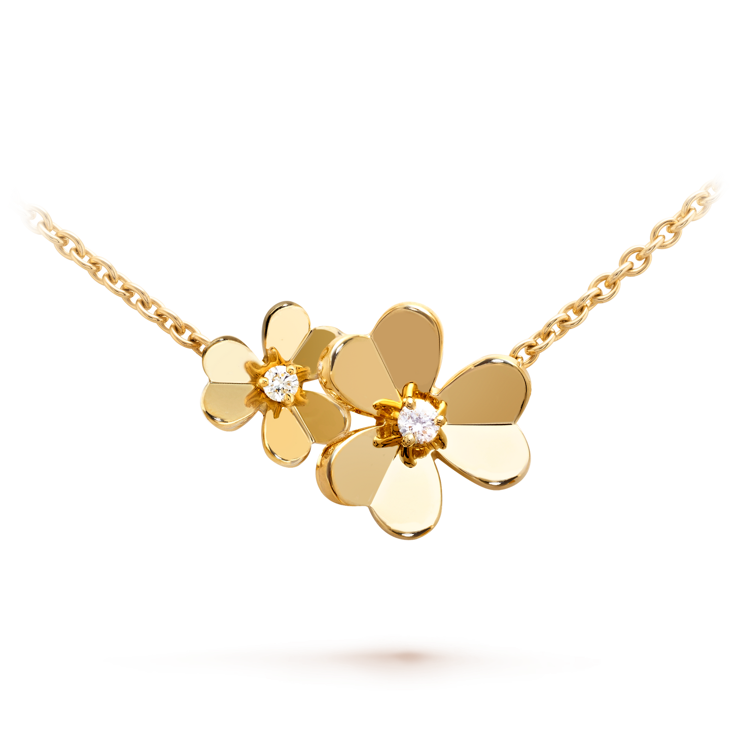 FRIVOLOUS 9 GOLD FLOWER NECKLACE