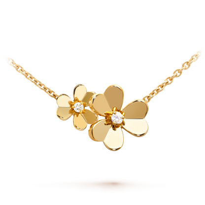FRIVOLOUS 9 GOLD FLOWER NECKLACE