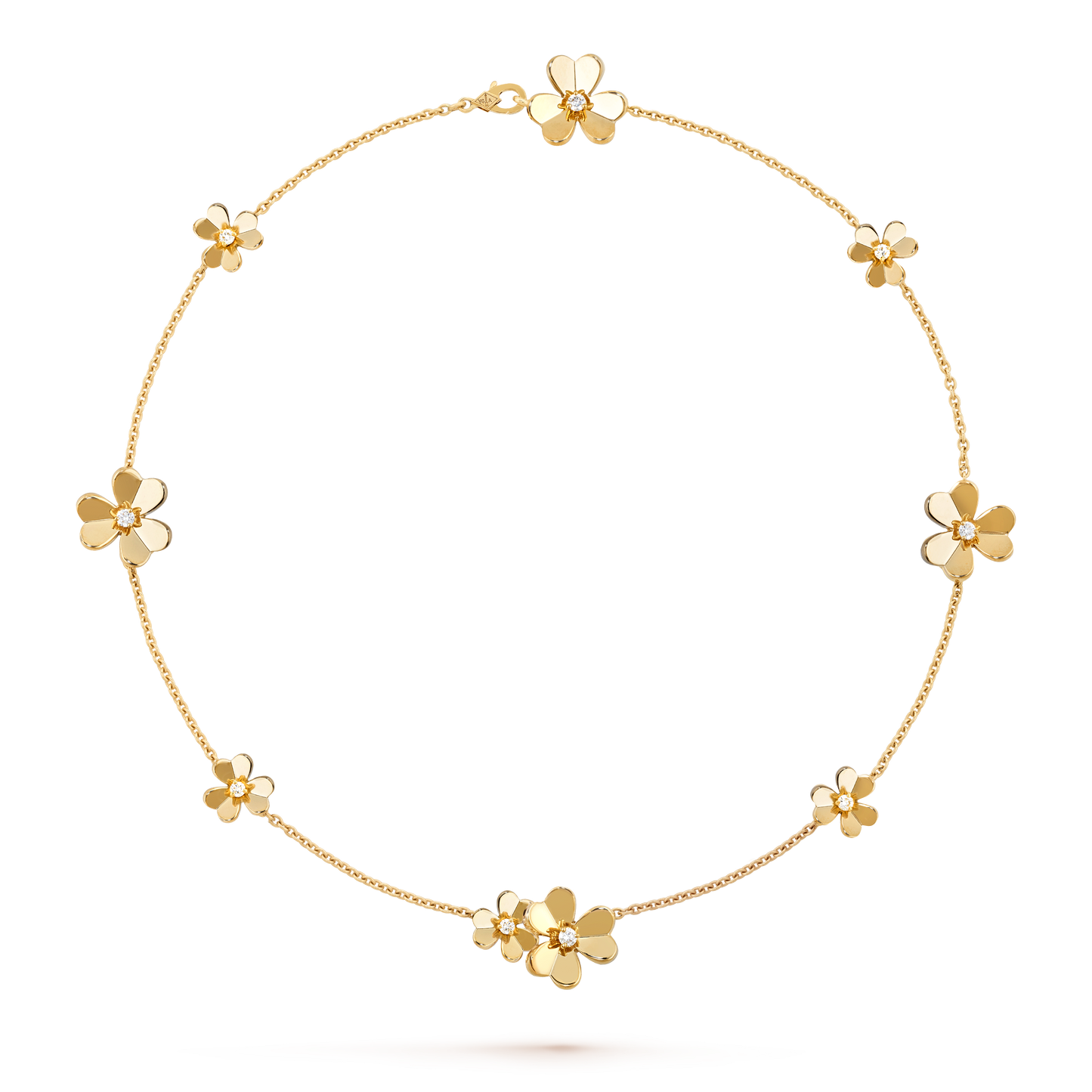 FRIVOLOUS 9 GOLD FLOWER NECKLACE