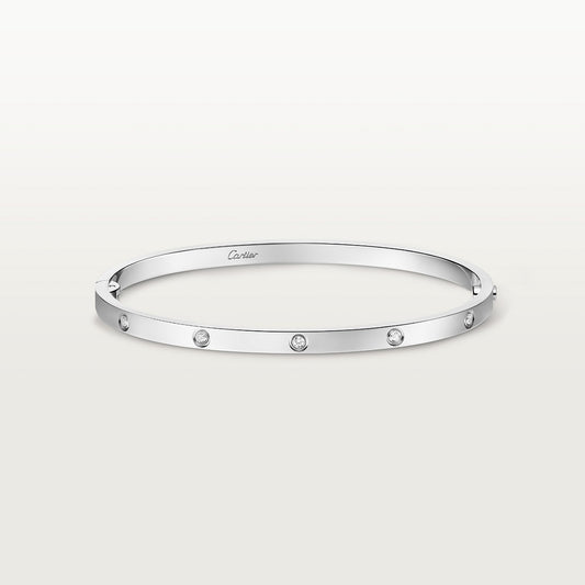 BRACELET CARTIER LOVE PETIT MODÉLE DIAMOND WHITE GOLD