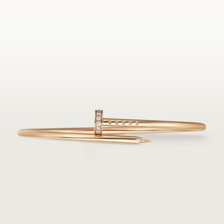 CARTIER JUSTE UN CLOU SMALL MODEL DIAMOND BRACELET IN GOLD