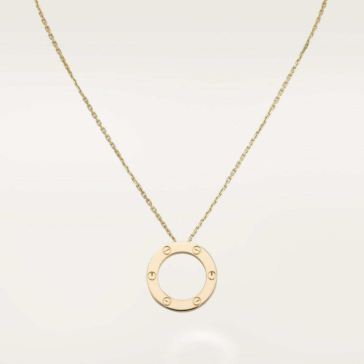 CARTIER LOVE GOLD PENDANT NECKLACE
