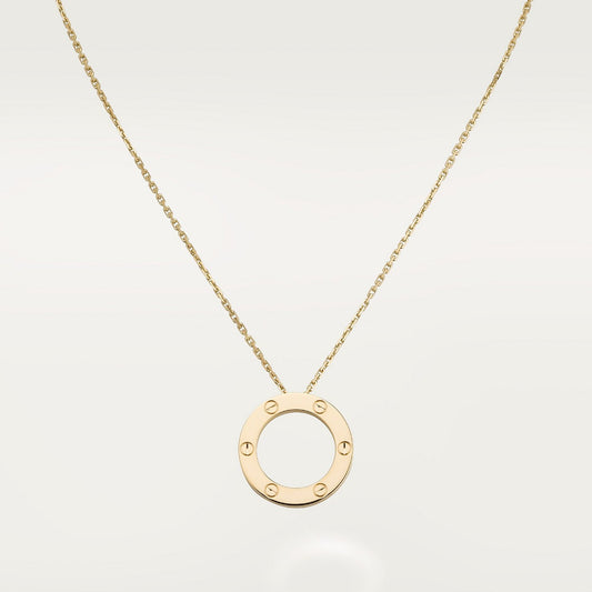 CARTIER LOVE GOLD PENDANT NECKLACE