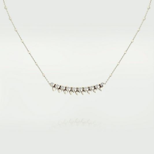 CARTIER CLASH DIAMONDS WHITE GOLD NECKLACE