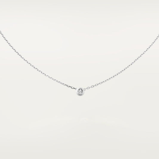 CARTIER D'AMOUR WHITE GOLD NECKLACE