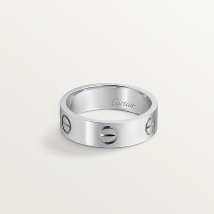 CARTIER LOVE CLASSIC WHITE GOLD RING