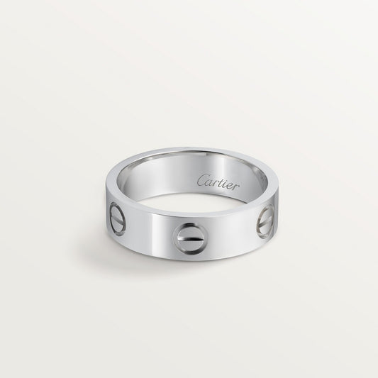 CARTIER LOVE CLASSIC WHITE GOLD RING