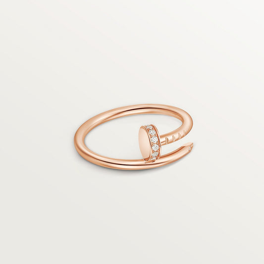 CARTIER RING JUSTE UN CLOU PETIT MODEL DIAMONDS ROSE GOLD