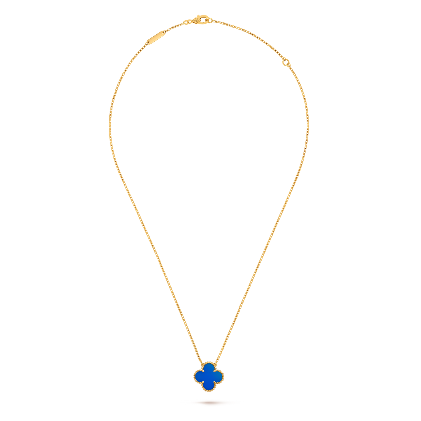 VINATGE ALHAMBRA PENDANT NECKLACE SKY BLUE