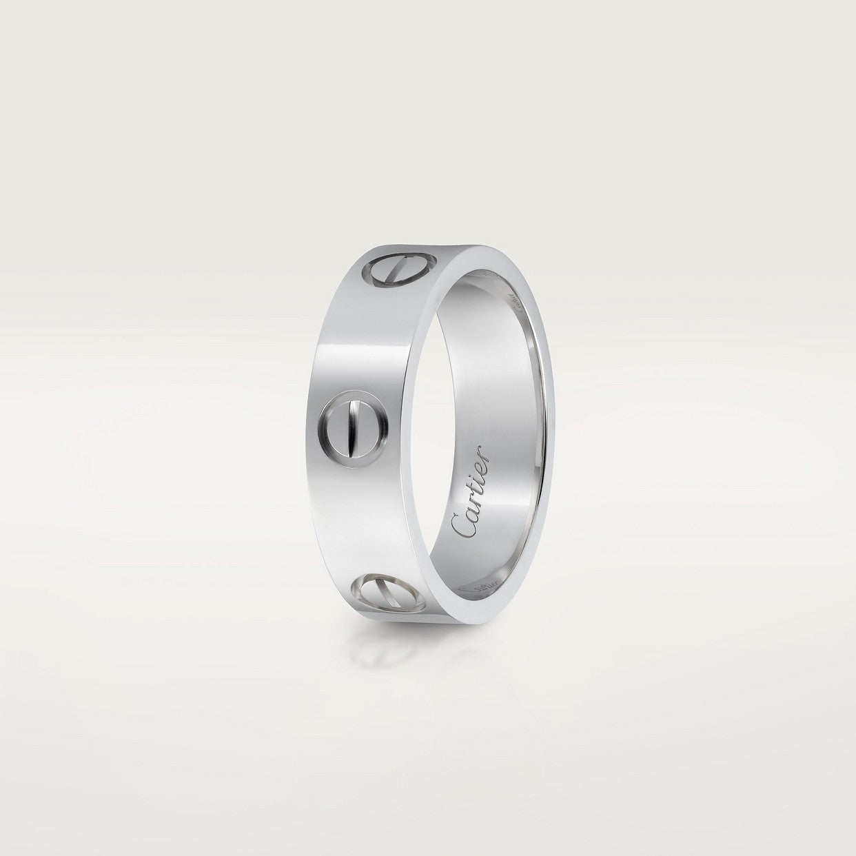 CARTIER LOVE CLASSIC WHITE GOLD RING