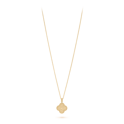 VAN CLEEF MAGIC ALHAMBRA GOLD LONG NECKLACE