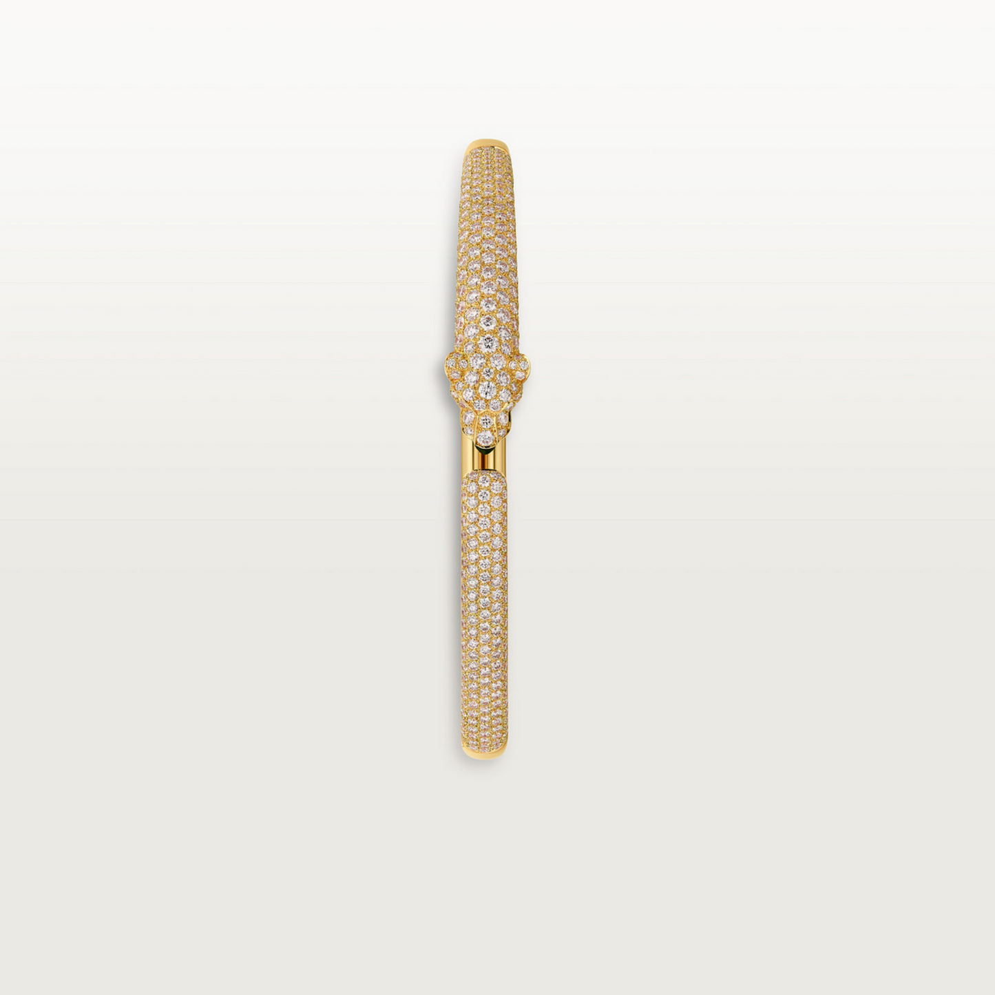PANTHER BRACELET SMALL SEMI PAVÉ GOLD