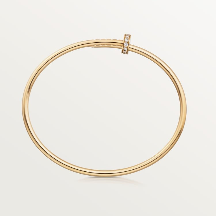 CARTIER JUSTE UN CLOU SMALL MODEL DIAMOND BRACELET IN GOLD