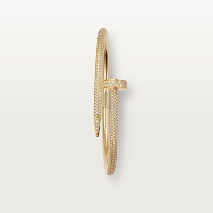 CARTIER JUSTE UN STUL BRACELET CLASSIC SEMI PAVÉ GOLD