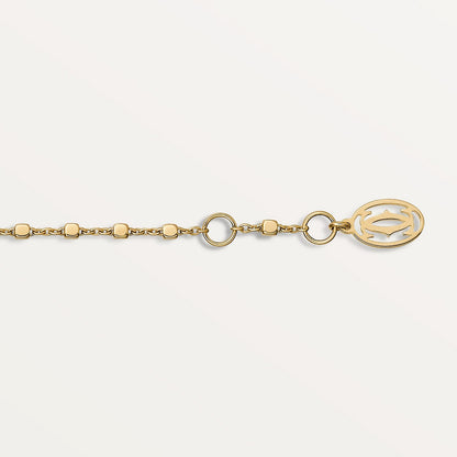 CARTIER PANTHER BRACELET ON DIAMOND-GOLD CHAIN