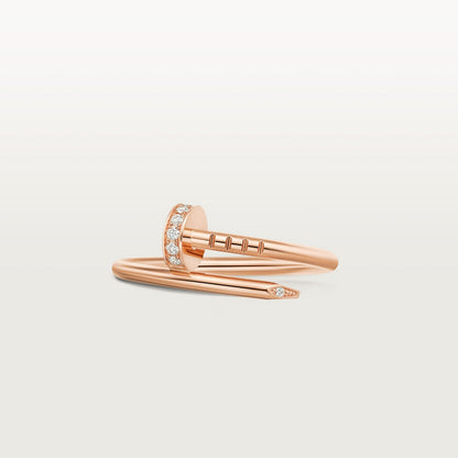 CARTIER RING JUSTE UN CLOU PETIT MODEL DIAMONDS ROSE GOLD