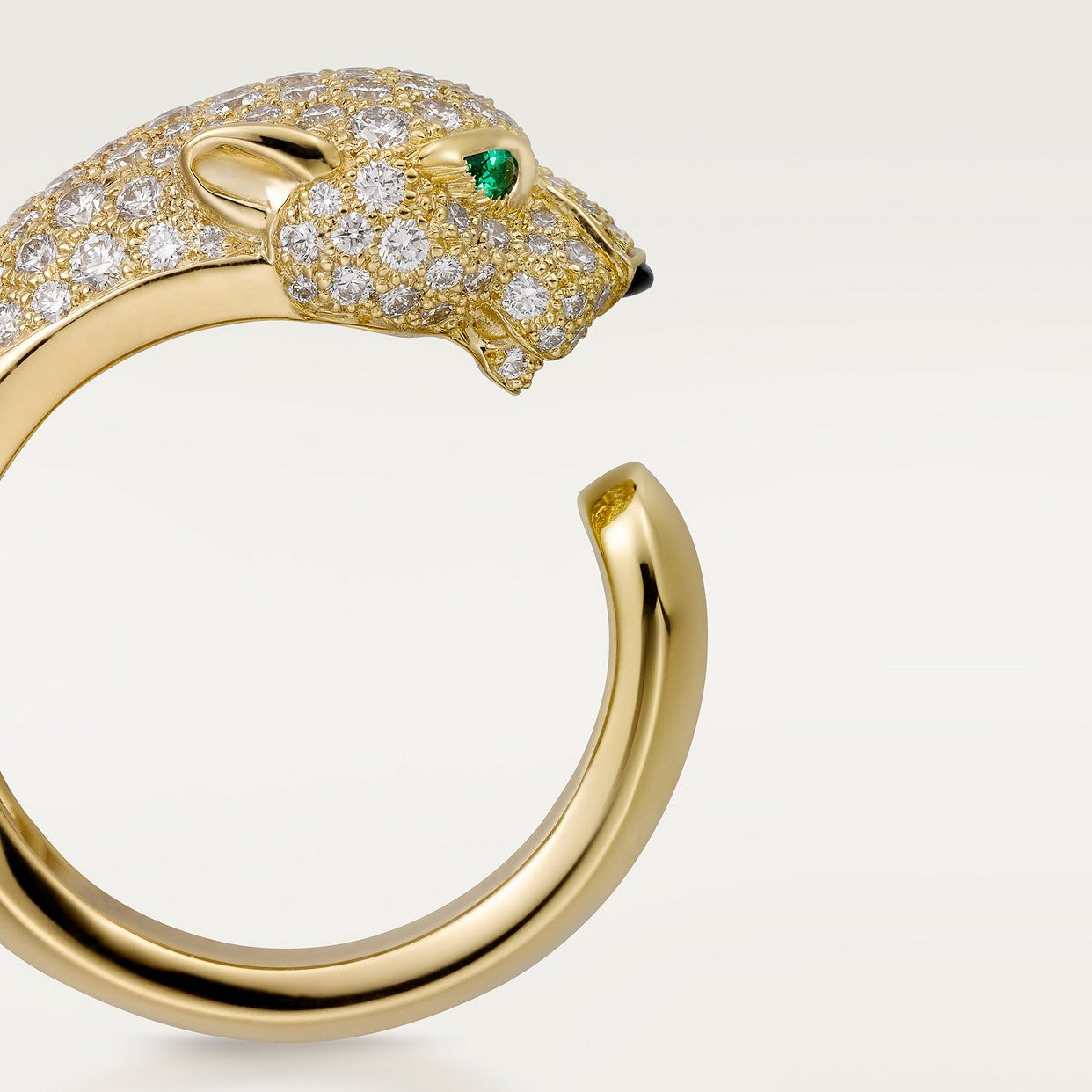 CARTIER PANTHER GOLD RING