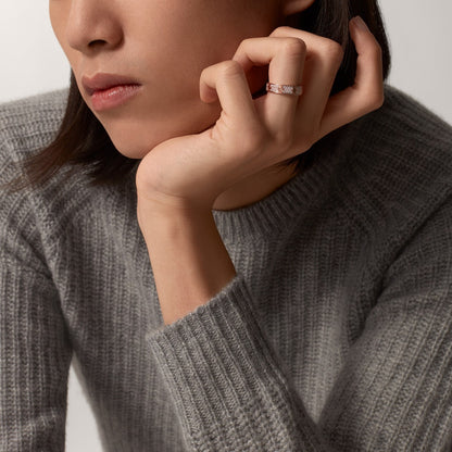 CARTIER LOVE RING PAVED ROSE GOLD