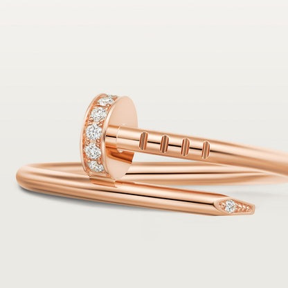 CARTIER RING JUSTE UN CLOU PETIT MODEL DIAMONDS ROSE GOLD