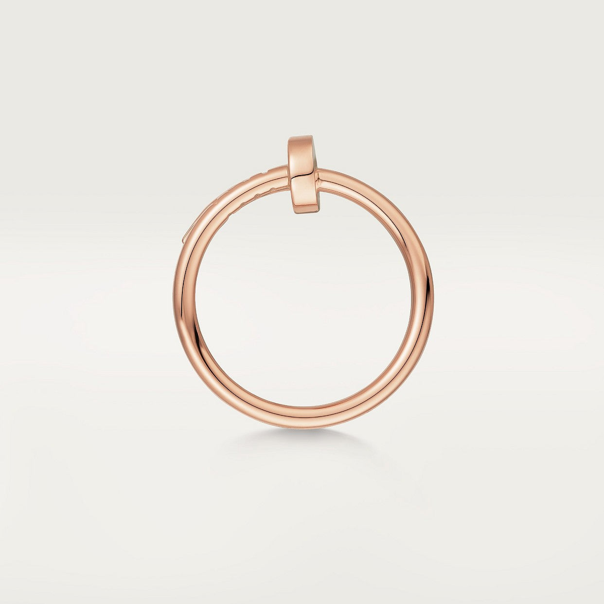 CARTIER RING JUSTE UN CLOU SMALL ROSE GOLD MODEL
