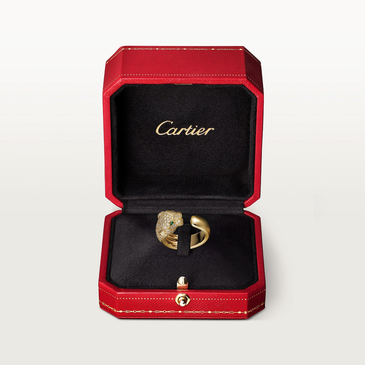 CARTIER PANTHER GOLD RING